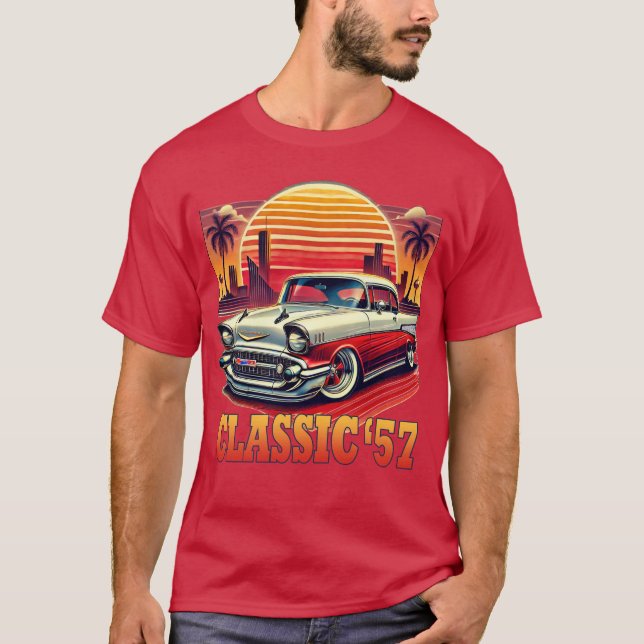 Classic '57 Chevy Inspired T-Shirt (Front)
