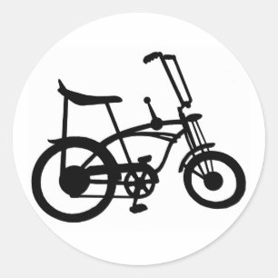 CLASSIC 60'S BIKE BICYLE SCHWINN STINGRAY BIKE ROUND STICKER