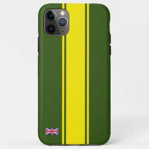 Classic 60's British Racing Green Motor Racing iPhone 11 Pro Max Case