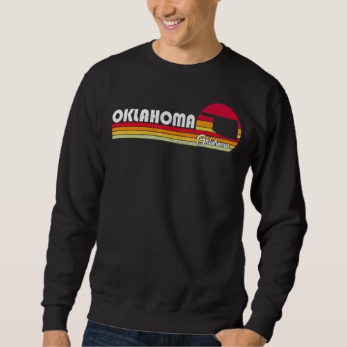 Classic 70s 80s Souvenir Vintage Retro Oklahoma Ci Sweatshirt