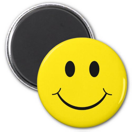 Classic 70s Yellow Happy Face Magnet