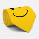Classic 70&#39;s Yellow Happy Face Tie at Zazzle