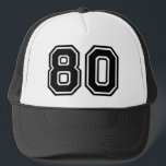Classic 80th Birthday Party Trucker Hat<br><div class="desc">80th Birthday Party Trucker Hat for a man turning eighty years old</div>