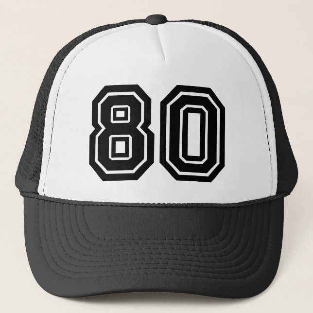 Classic 80th Birthday Trucker Hat (Front)