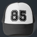 Classic 85th Birthday Trucker Hat<br><div class="desc">Classic 85th Birthday Party Hat for 85 year old male</div>