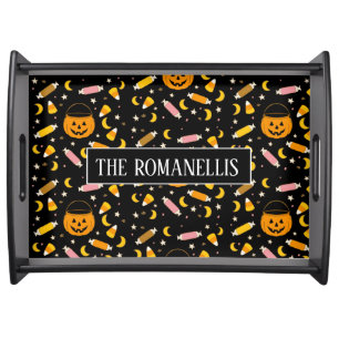 Classic 90s Trick-or-Treat Halloween Party Serving Tray
