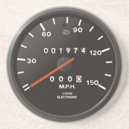 Classic 911 speedometer (old air-cooled car) coaster