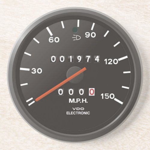Classic 911 speedometer old air_cooled car coaster