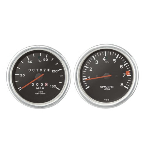Classic 911 speedometer old air_cooled car cufflinks