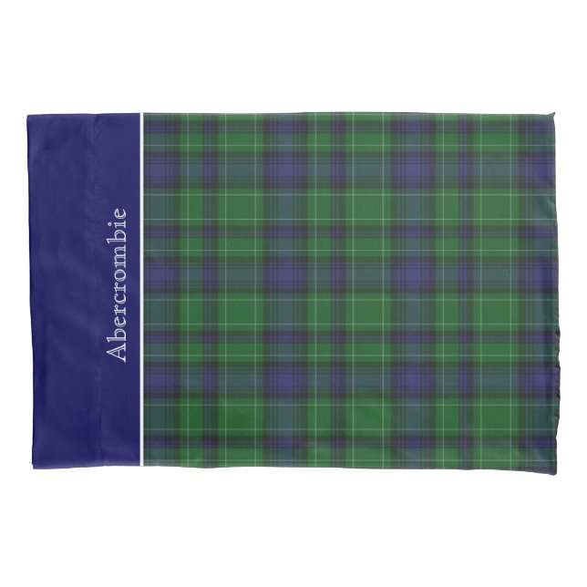 Classic Abercrombie Tartan Plaid Pillow Case (Front)