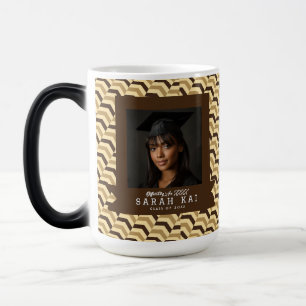 Classic Abstract Print Photo Keepsake Color Morph Mug