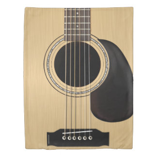 Classic Acoustic Guitar Duvet Cover