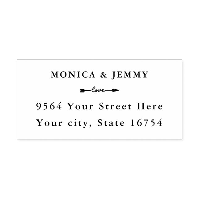  Classic Address Self Inking Custom Rubber Stamp (Imprint)