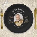 Classic Aged to Perfection 50th Birthday Party Paper Plates<br><div class="desc">Classic Aged to Perfection 50th Birthday Party Paper Plates. Indulge in the timeless charm of our Aged to Perfection Whiskey-themed Milestone Birthday Party Collection. Embrace the Classic Vintage ambiance as you celebrate a life well-lived with elegance and sophistication. Our curated selection features everything you need to create a memorable soirée—...</div>