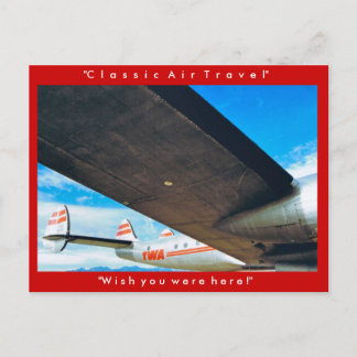 "Classic Air Travel" Postcard