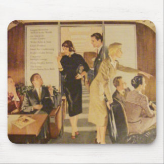 "Classic Airline Travel" Mouse Pad