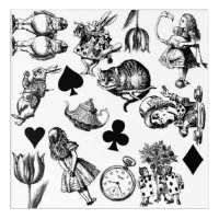 Classic Alice adventures in wonderland characters