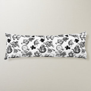 Classic Alice adventures in wonderland characters Body Pillow