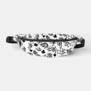 Classic Alice adventures in wonderland characters Fanny Pack