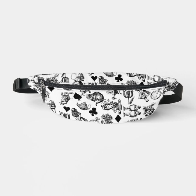 Classic Alice adventures in wonderland characters Fanny Pack (Front)