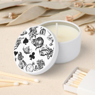 Classic Alice adventures in wonderland characters Mini Candle Favors