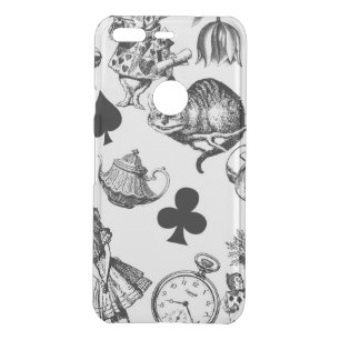 Classic Alice adventures in wonderland characters Uncommon Google Pixel Case