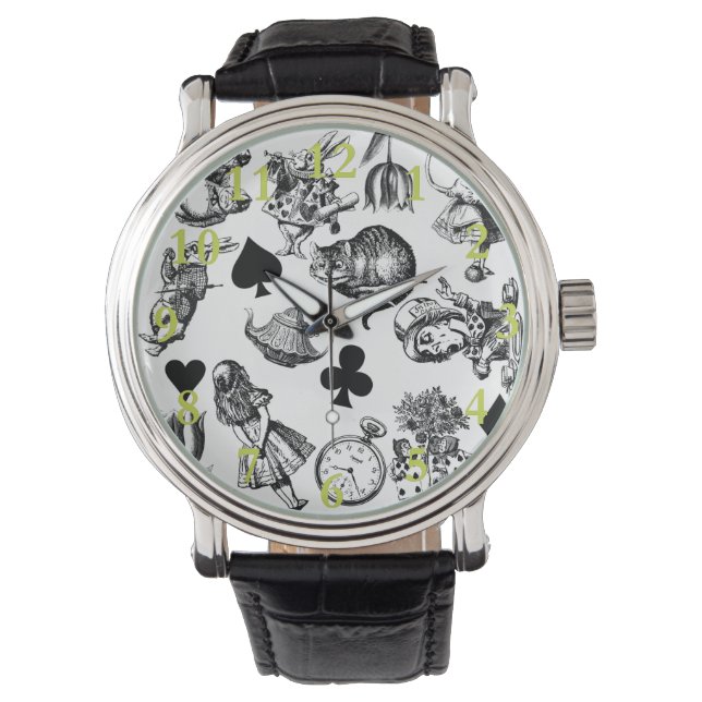 Classic Alice adventures in wonderland characters Watch (Front)