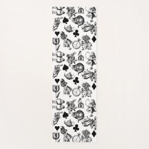 Classic Alice adventures in wonderland characters Yoga Mat