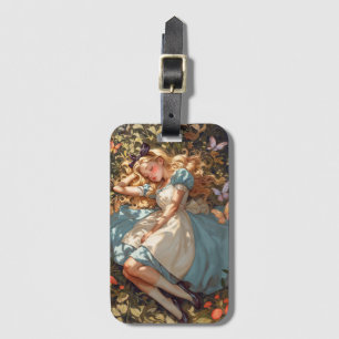 Classic Alice dreaming of Wonderland Luggage Tag