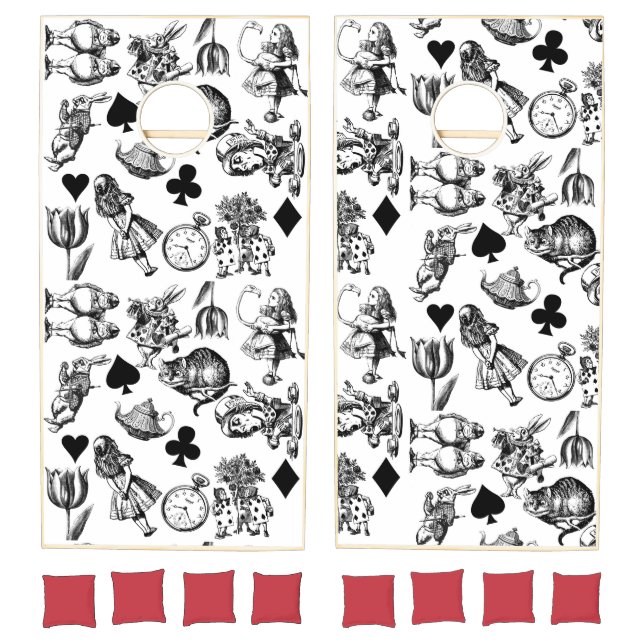  Classic Alice in Wonderland Characters: Original  Cornhole Set (Set)