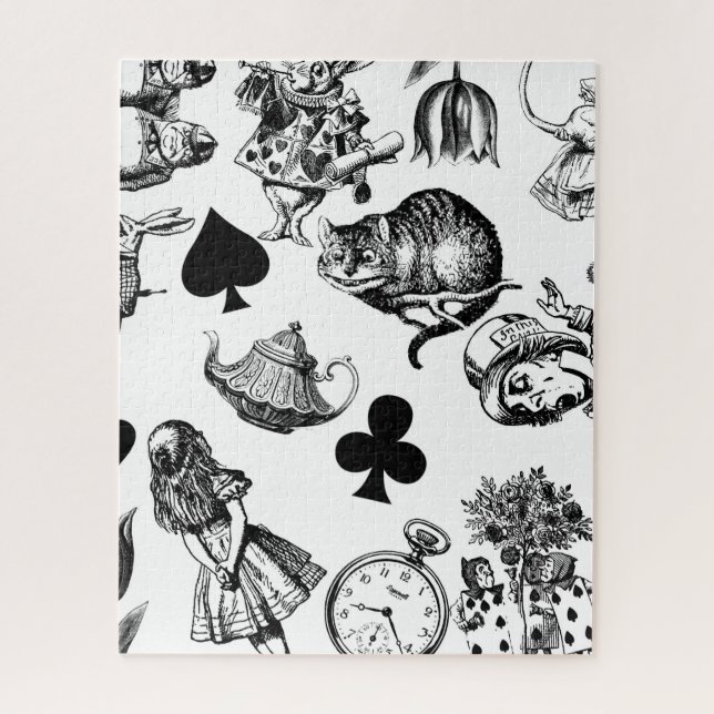  Classic Alice in Wonderland Characters: Original  Jigsaw Puzzle (Vertical)