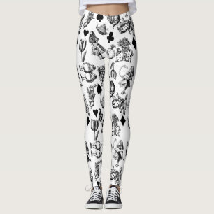 Classic Alice in Wonderland Characters: Original Leggings