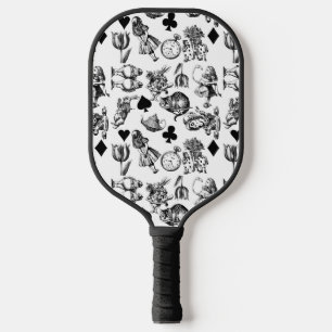Classic Alice in Wonderland Characters: Original Pickleball Paddle