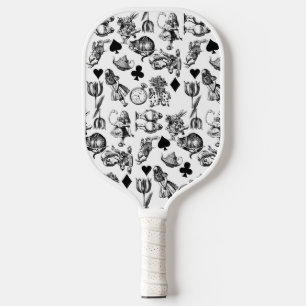 Classic Alice in Wonderland Characters: Original Pickleball Paddle