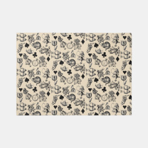 Classic Alice in Wonderland Characters: Original Rug