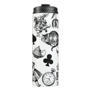 Classic Alice in Wonderland Characters: Original Thermal Tumbler