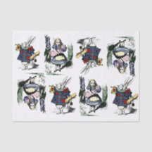 Classic Alice in Wonderland & White Rabbit