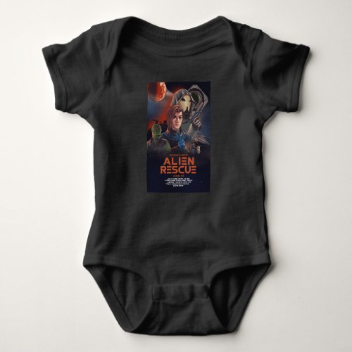 Classic Alien Rescue Poster for the little ones Baby Bodysuit