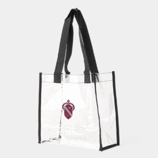 Classic Alpha Phi Crest Clear Tote Bag