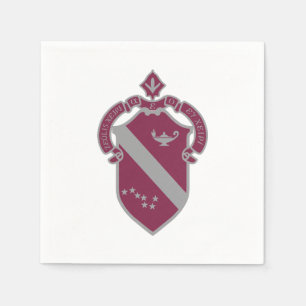 Classic Alpha Phi Crest Napkins