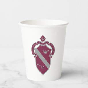 Classic Alpha Phi Crest Paper Cups