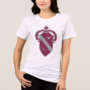 Classic Alpha Phi Crest Tri-Blend Shirt