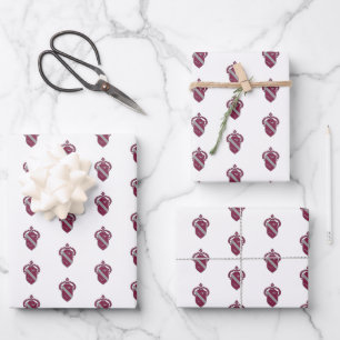 Classic Alpha Phi Crest Wrapping Paper Sheets