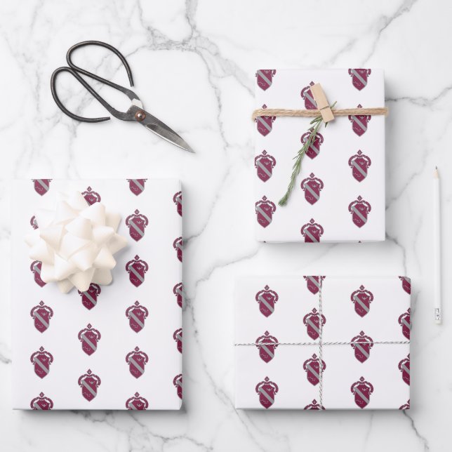 Classic Alpha Phi Crest Wrapping Paper Sheets (Front)