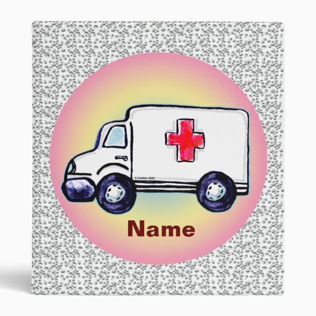 Classic Ambulance custom name Binder (Front)