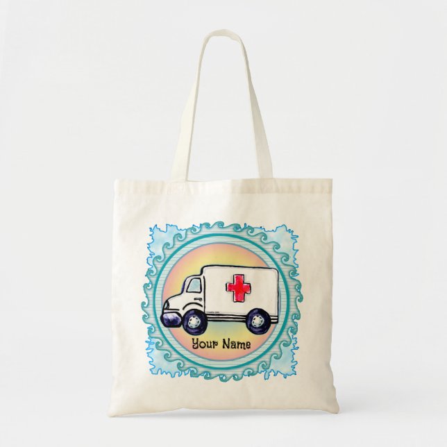 Classic Ambulance Tote Bag (Front)