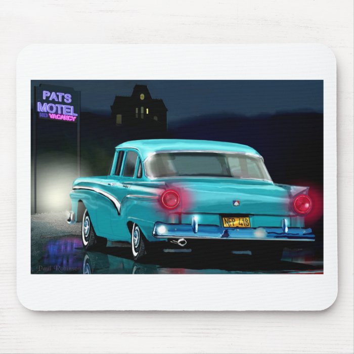 Classic American 50'S Style Automobile. Mouse Pad