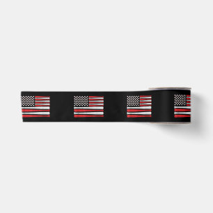 Classic American Baseball Flag - Vintage Baseball Satin Ribbon