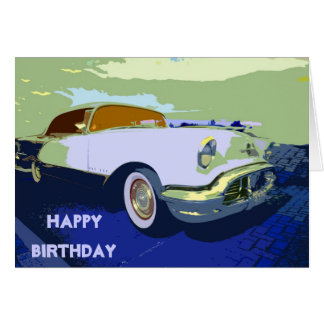 Classic Car Birthday Cards | Zazzle