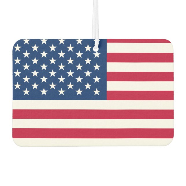 Classic American Flag Car Air Freshener (Front)